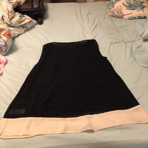 ted baker navy sheer dress cover up medium - Picture 2 of 3